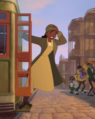 Kostenloses The Princess and The Frog Wallpaper für 320x480