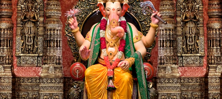 Sfondi Shree Ganesh 720x320