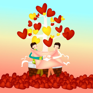 Saint Valentine's Day - Obrázkek zdarma pro iPad mini