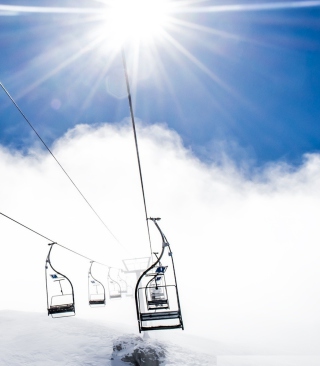 Ski Ropeway - Obrázkek zdarma pro 176x220