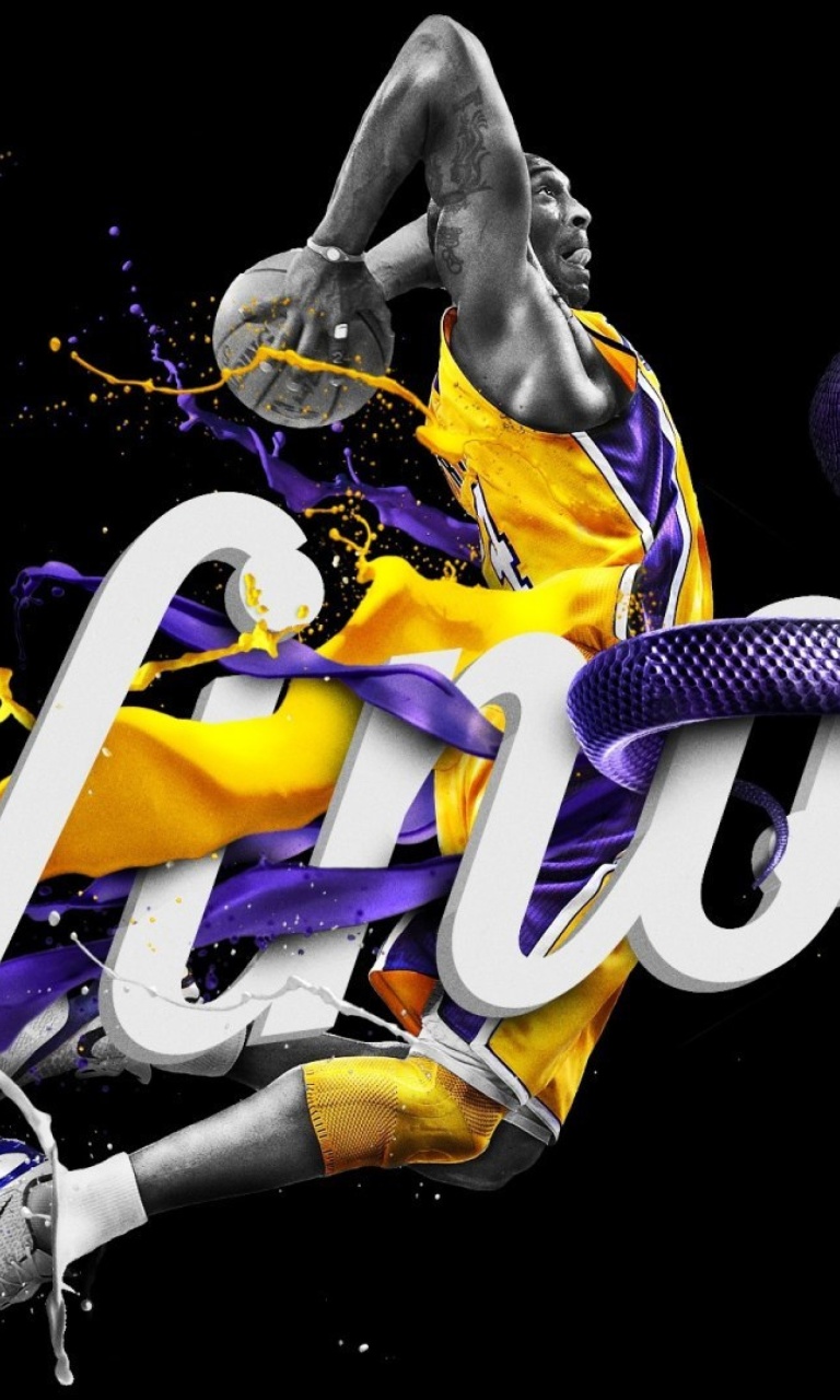 Fondo de pantalla Kobe Bryant 768x1280