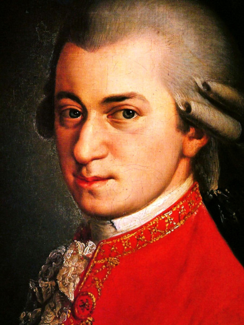 Das Wolfgang Amadeus Mozart Wallpaper 480x640