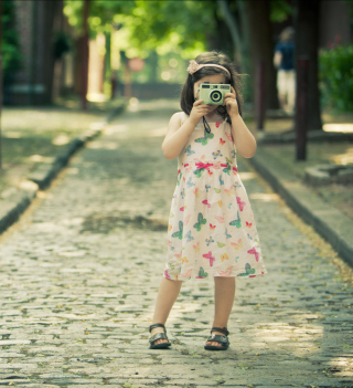 Kostenloses Little Photographer Wallpaper für iPad 3