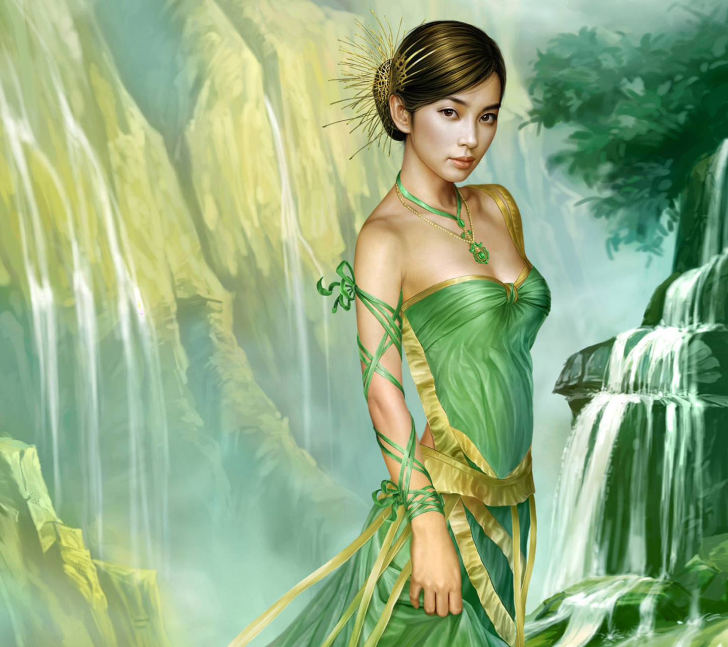 Screenshot №1 pro téma Fantasy Girl 1440x1280