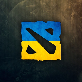 Dota 2 Ukrainian Flag Background for iPad 2