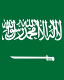 Das Flag Of Saudi Arabia Wallpaper 128x160