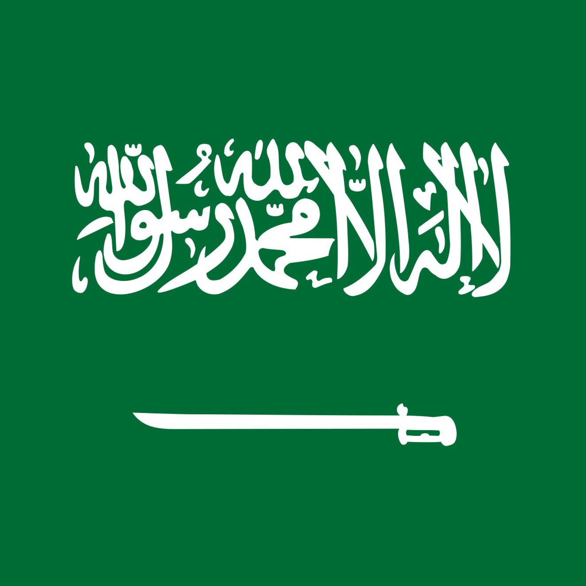 Das Flag Of Saudi Arabia Wallpaper 2048x2048