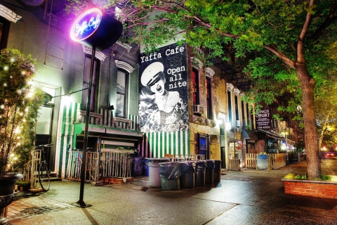 Das Cafe In Town Wallpaper 480x320