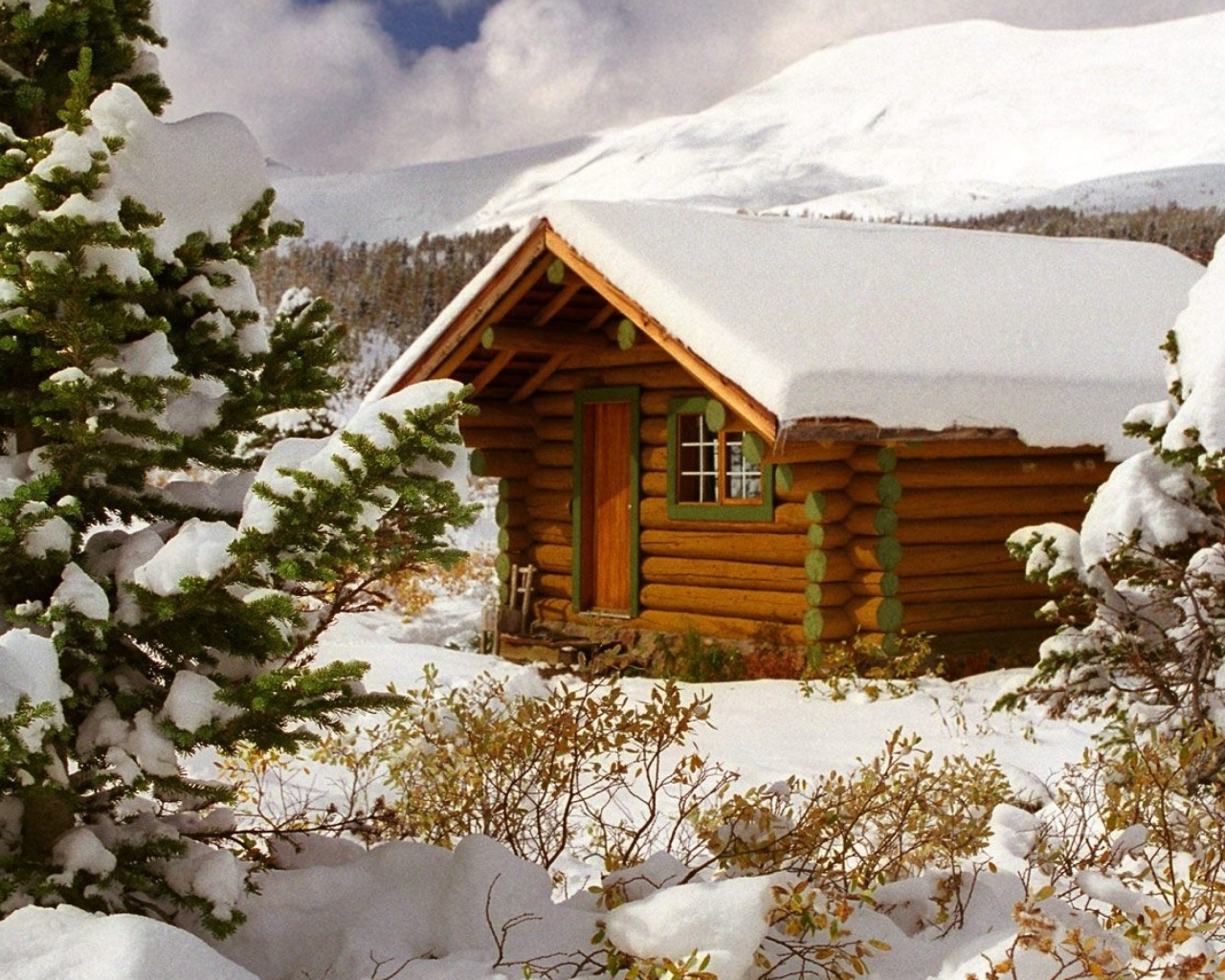 Cozy winter house screenshot #1 1280x1024