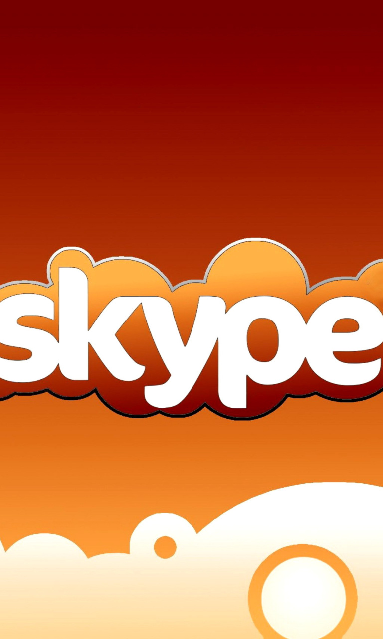 Обои Skype for calls and chat 768x1280