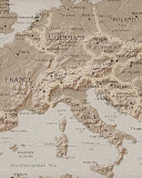 Sfondi Map Of Europe 128x160