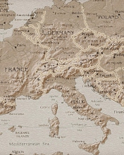 Map Of Europe wallpaper 176x220