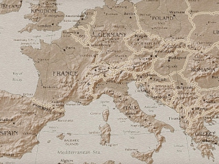 Screenshot №1 pro téma Map Of Europe 320x240