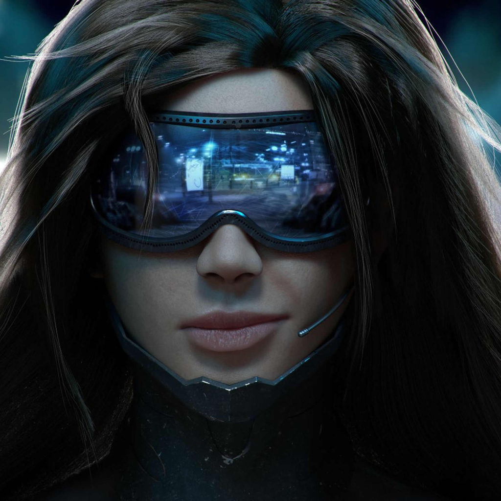 Screenshot №1 pro téma Cyberpunk Girl 1024x1024