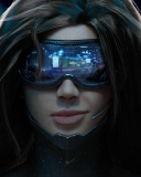 Screenshot №1 pro téma Cyberpunk Girl 128x160