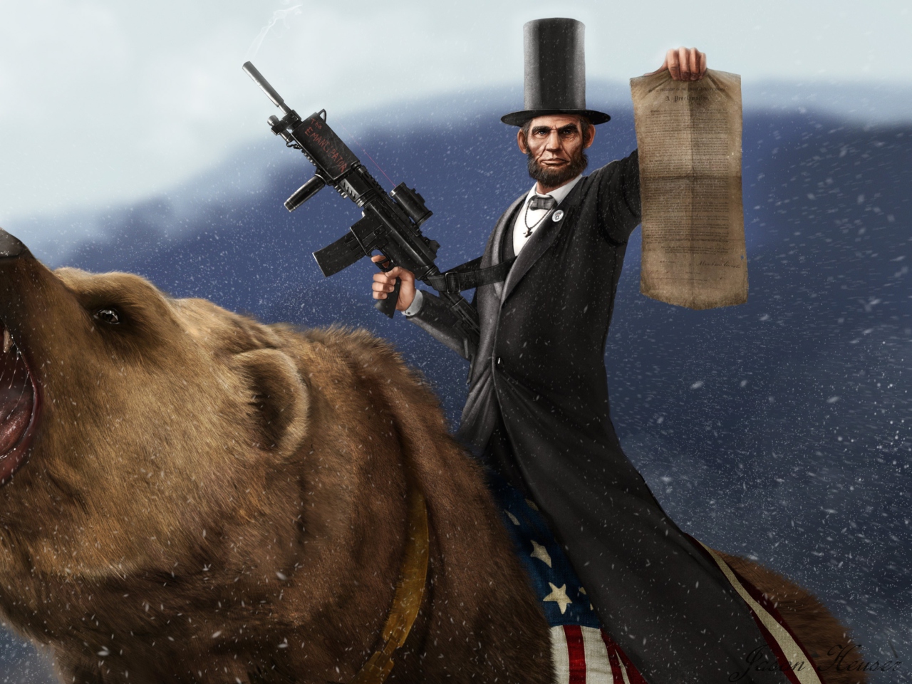 Abraham Lincoln wallpaper 1280x960