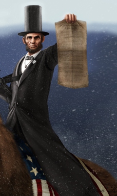 Screenshot №1 pro téma Abraham Lincoln 240x400