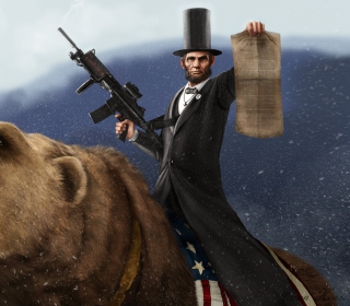 Abraham Lincoln - Obrázkek zdarma pro iPad mini 2