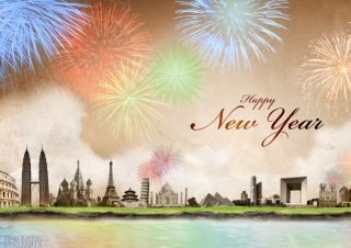 Happy New Year - Obrázkek zdarma pro Android 600x1024