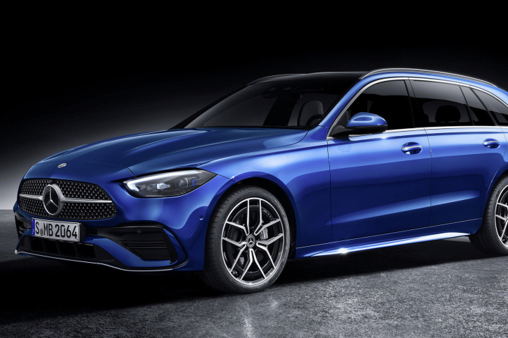 Mercedes Benz C Class Estate AMG Line 2021 wallpaper