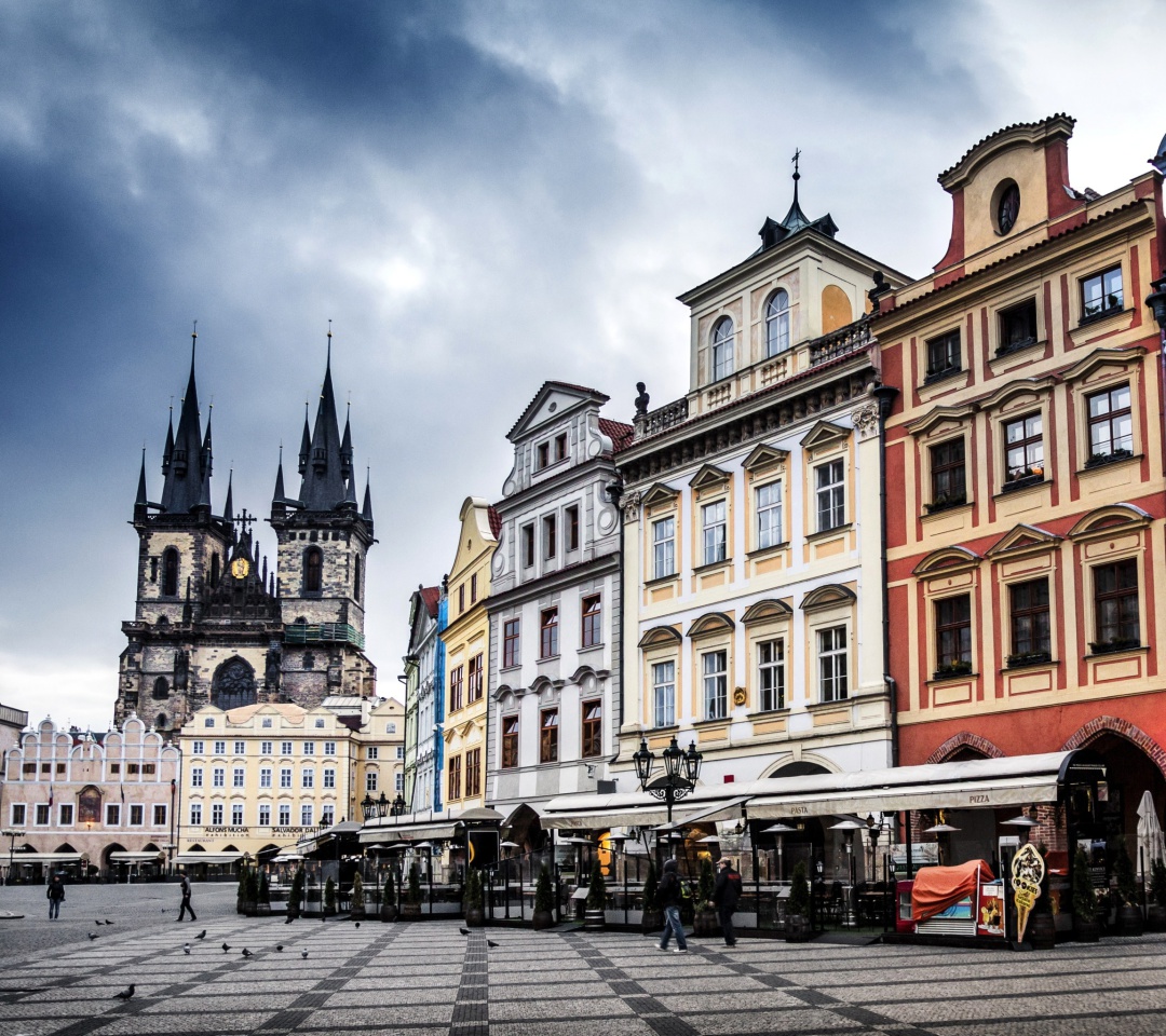 Das Prague Old Town Square Wallpaper 1080x960