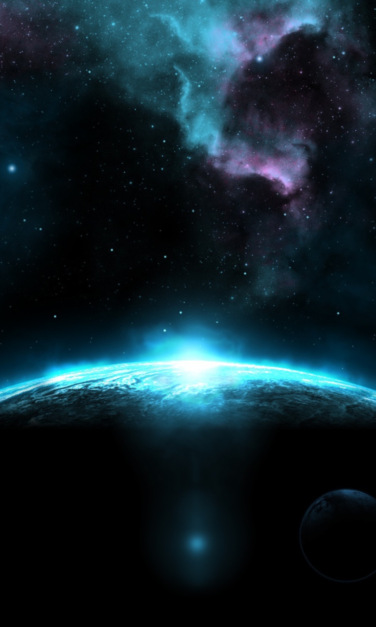 Screenshot №1 pro téma Giant Dark Blue Planet 768x1280