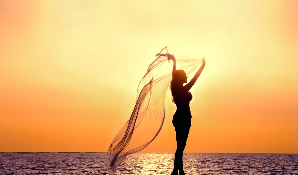 Dancing In Sunset Light wallpaper 1024x600