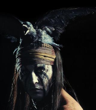 Johnny Depp As Tonto - The Lone Ranger Movie 2013 - Obrázkek zdarma pro Nokia C1-02