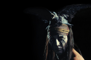 Johnny Depp As Tonto - The Lone Ranger Movie 2013 - Obrázkek zdarma pro Sony Xperia Z2 Tablet