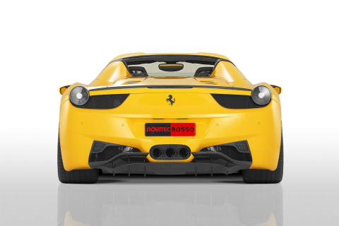 Fondo de pantalla Ferrari 458 Spider from NOVITEC ROSSO 480x320