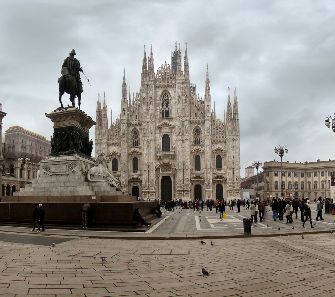 Fondo de pantalla Milan Cathedral, Duomo di Milano 1080x960