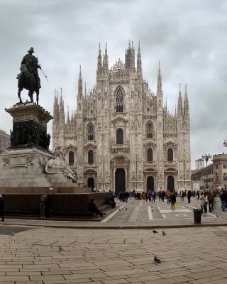 Milan Cathedral, Duomo di Milano - Obrázkek zdarma pro Nokia Asha 305