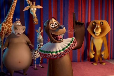 Madagascar 3 Cartoon screenshot #1 480x320