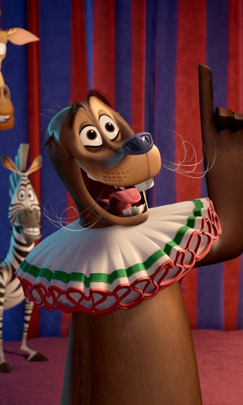 Madagascar 3 Cartoon screenshot #1 480x800