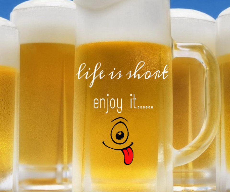 Life is short - enjoy it screenshot #1 960x800