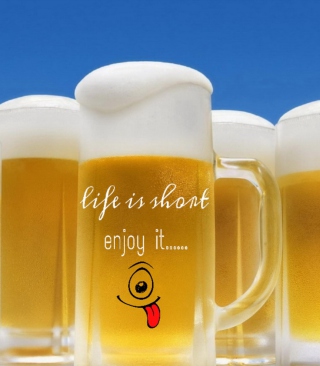 Life is short - enjoy it - Obrázkek zdarma pro iPhone 5