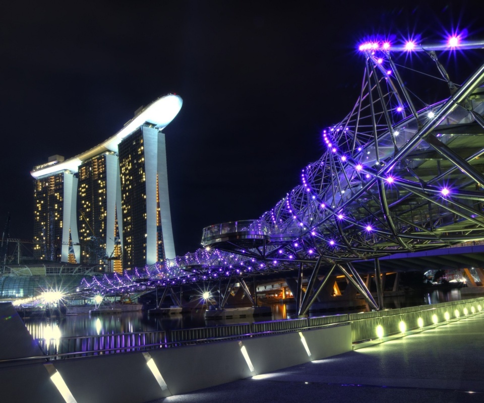 Screenshot №1 pro téma Helix Bridge in Singapore 960x800