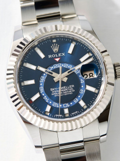 Screenshot №1 pro téma Rolex Sky Dweller Steel 240x320