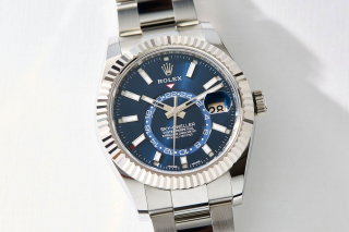 Rolex Sky Dweller Steel Wallpaper for Android, iPhone and iPad