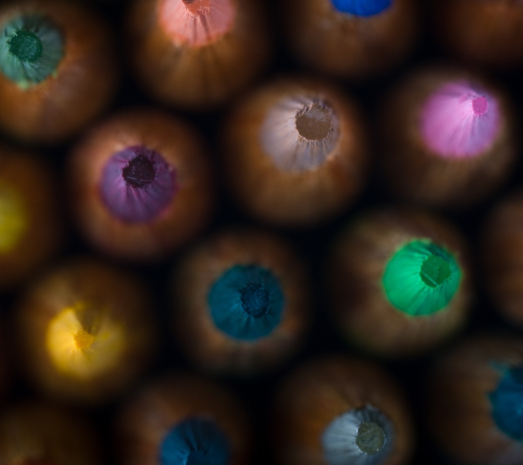Das Colored Pencils Wallpaper 1080x960