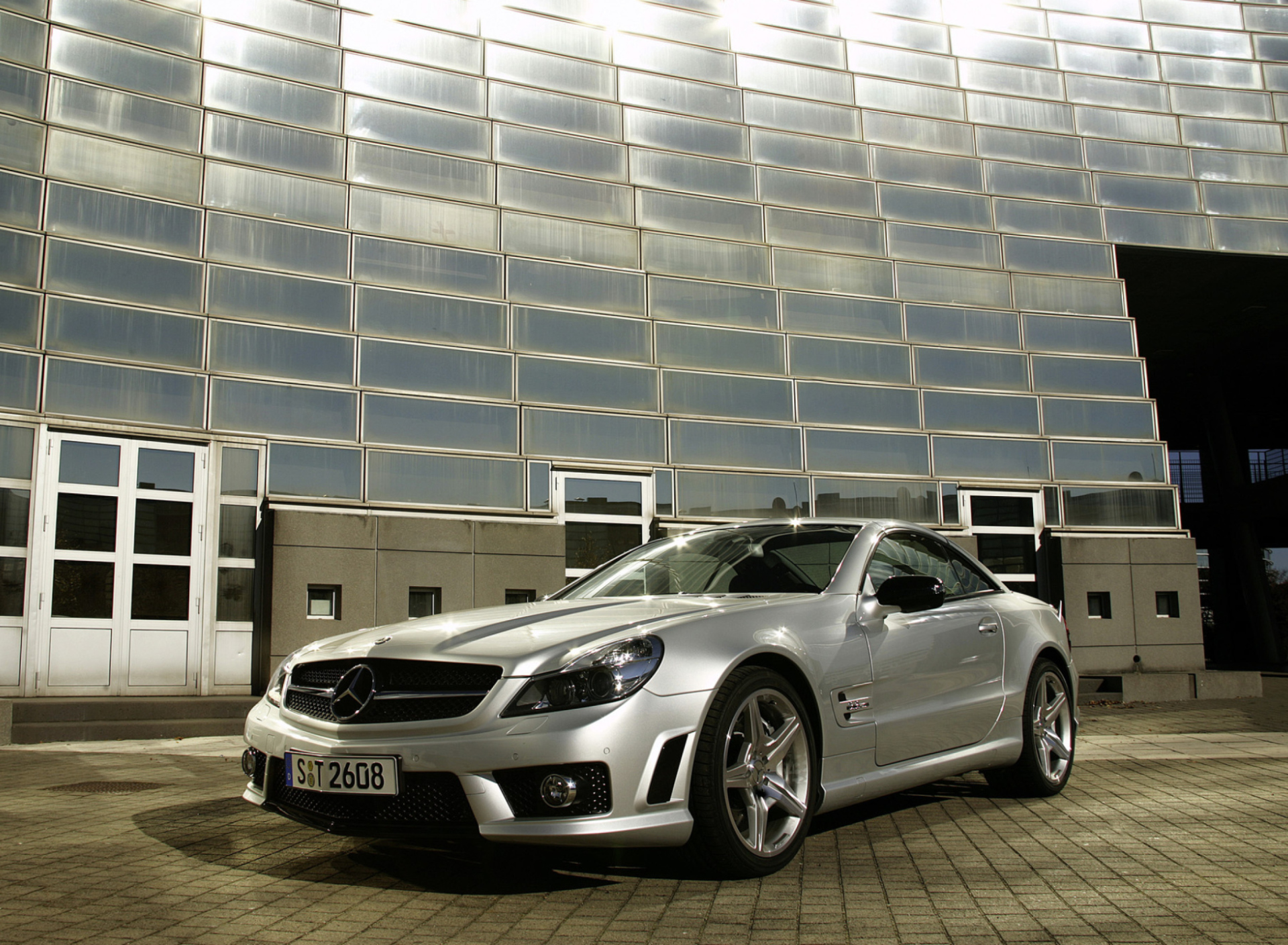 Mercedes Benz SL Class AMG 6.3 Liter V8 Engine wallpaper 1920x1408