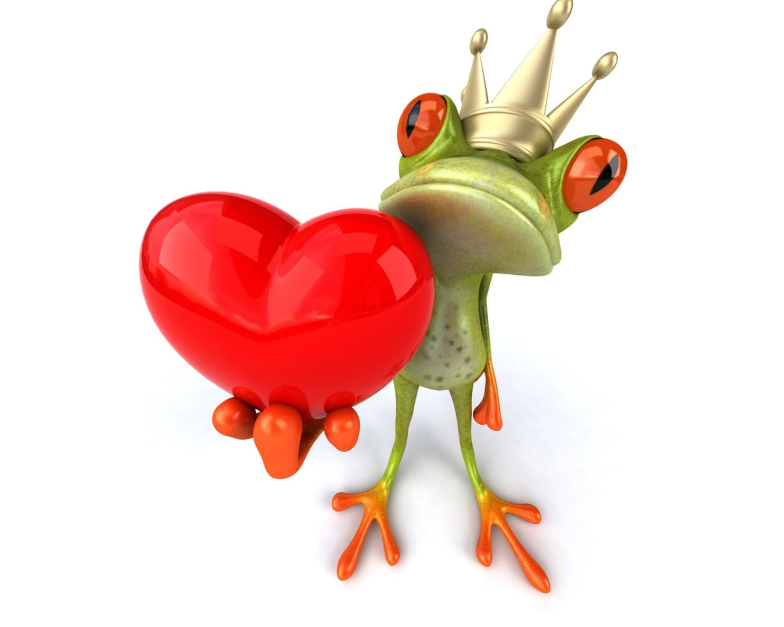 Das Frog Love Wallpaper 1600x1280