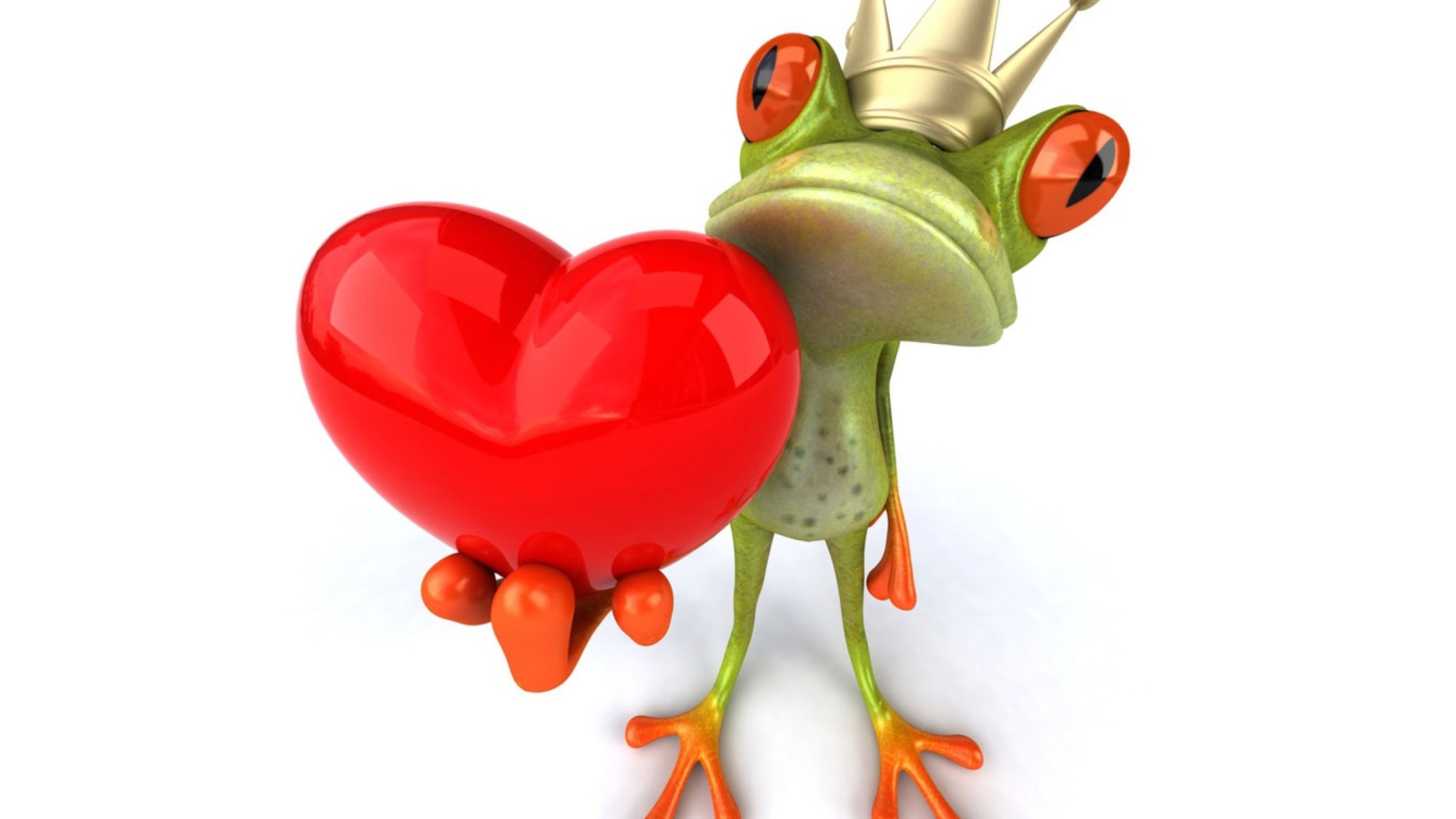 Screenshot №1 pro téma Frog Love 1600x900