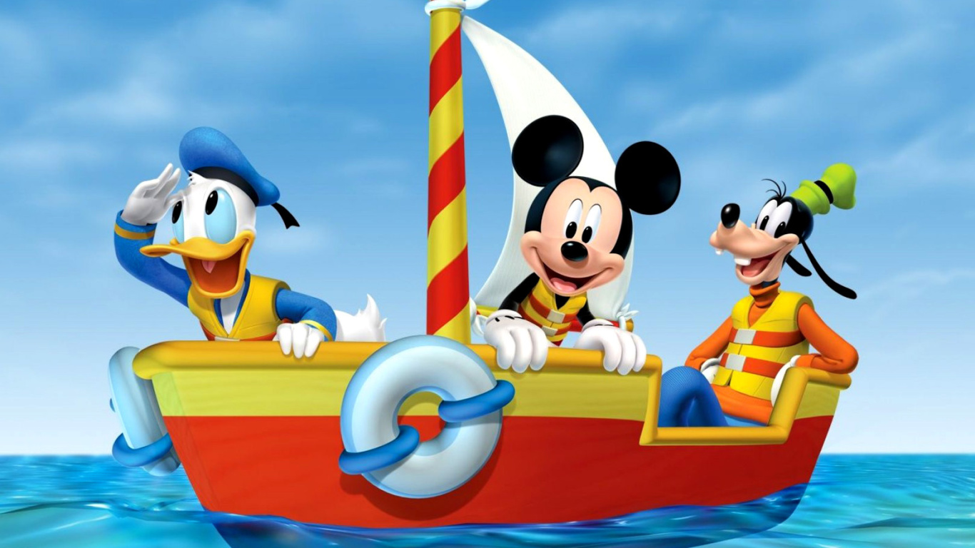 Sfondi Mickey Mouse Clubhouse 1366x768