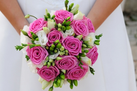 Screenshot №1 pro téma Wedding Bouquet 480x320