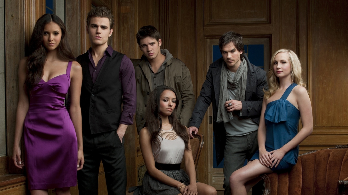 Fondo de pantalla The Vampire Diaries 1366x768