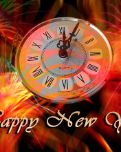 Happy New Year Clock screenshot #1 176x220