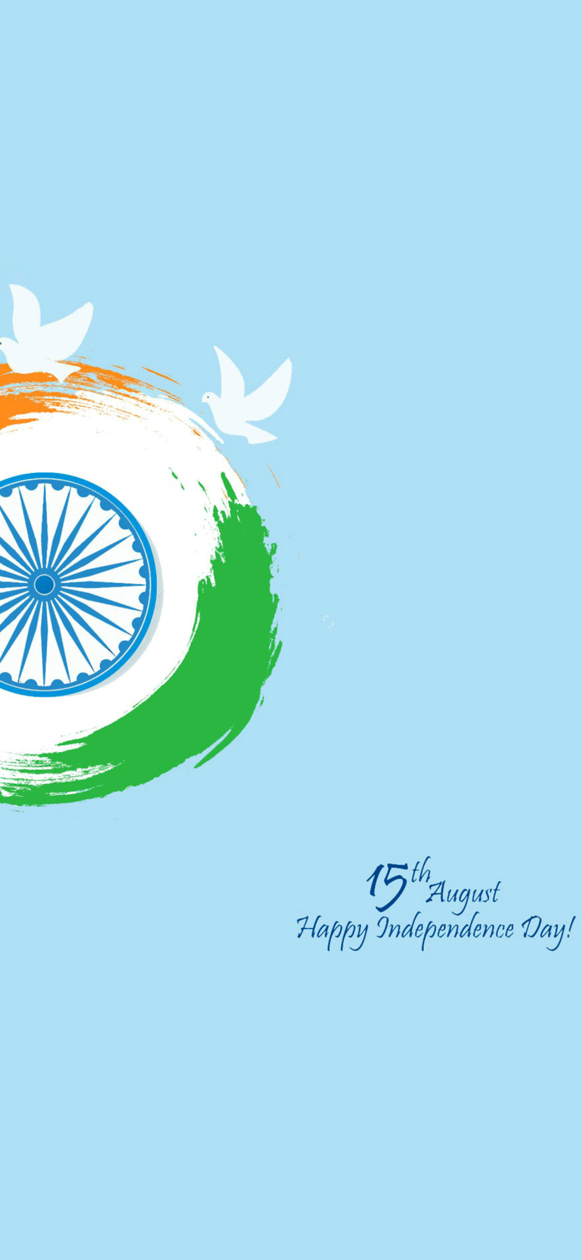 15th August Indian Independence Day wallpaper 1170x2532