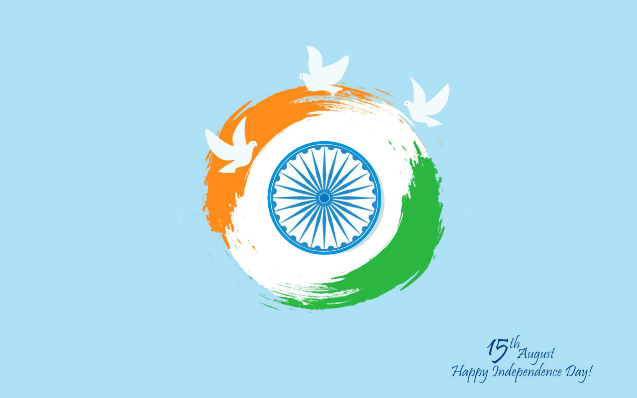 Обои 15th August Indian Independence Day 1280x800
