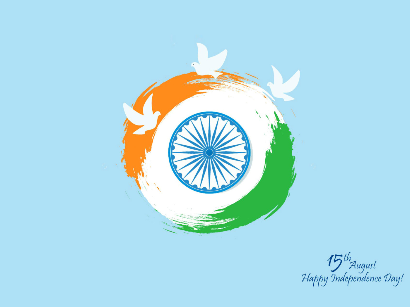 Das 15th August Indian Independence Day Wallpaper 1400x1050